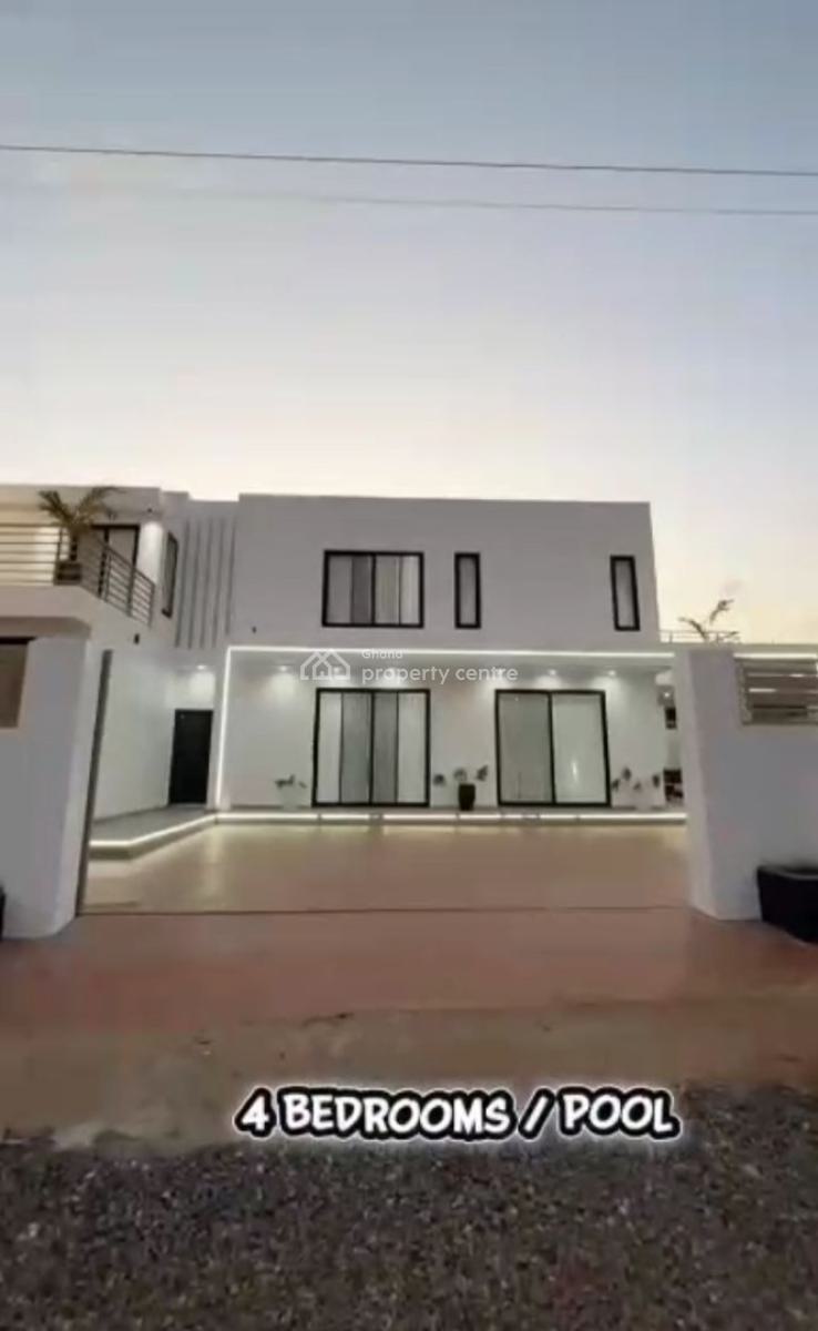 Fully Furnished 4 Bedroom One Storey Building with Swimming Pool, East Legon Hills, East Legon, Accra, Terraced Duplex for Sale