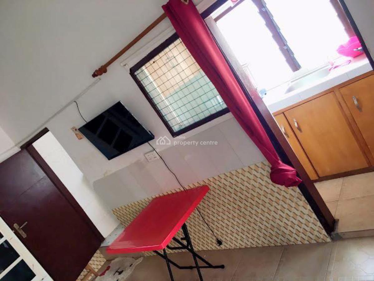 Decent Furnished Studio Apartment, La Polyclinic, South Labadi, Accra, Single Room Self Contained for Rent