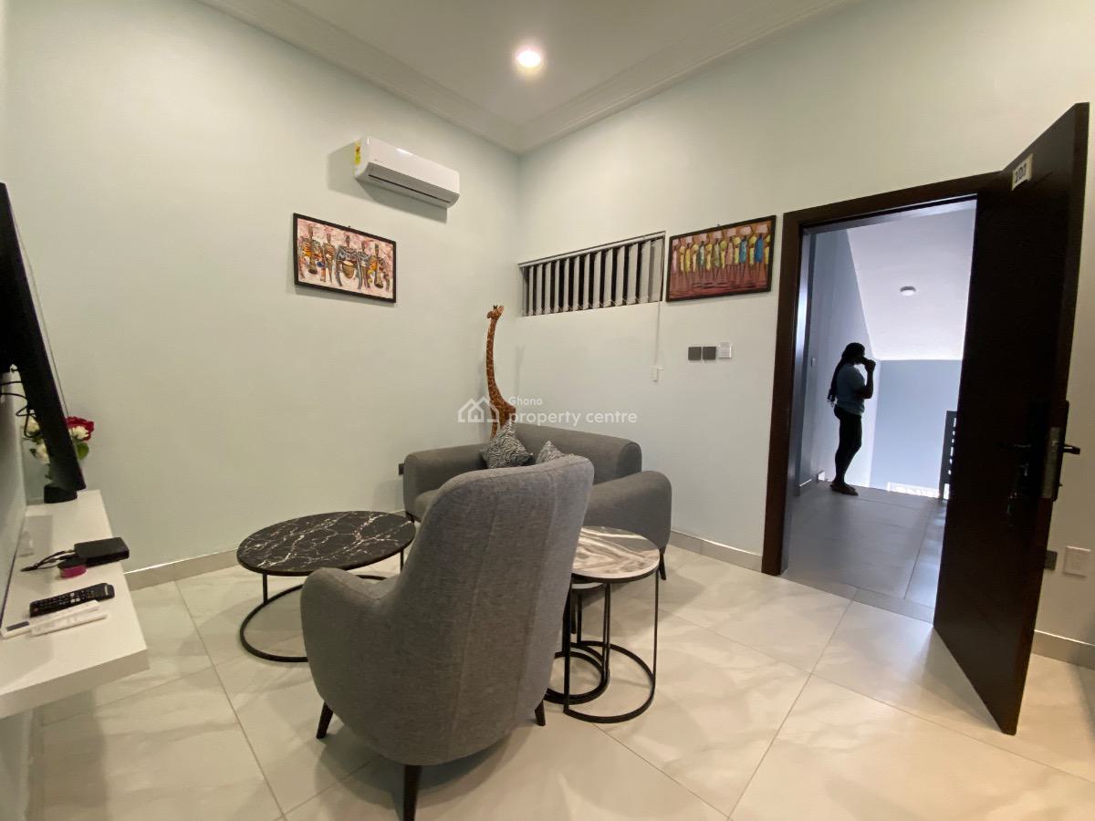 Furnished One Bedroom, School Junction, Adjiringanor, East Legon, Accra, Apartment for Rent