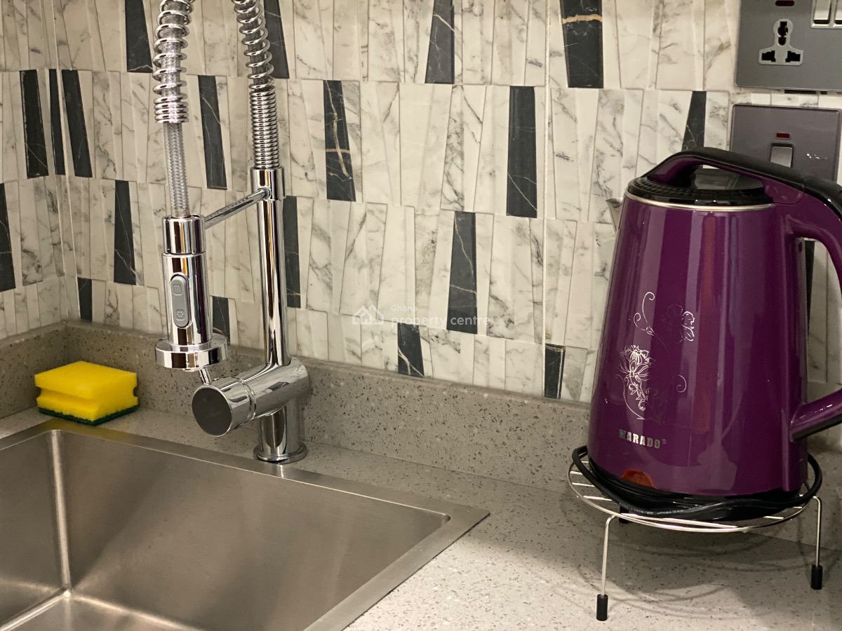 Furnished One Bedroom, School Junction, Adjiringanor, East Legon, Accra, Apartment for Rent