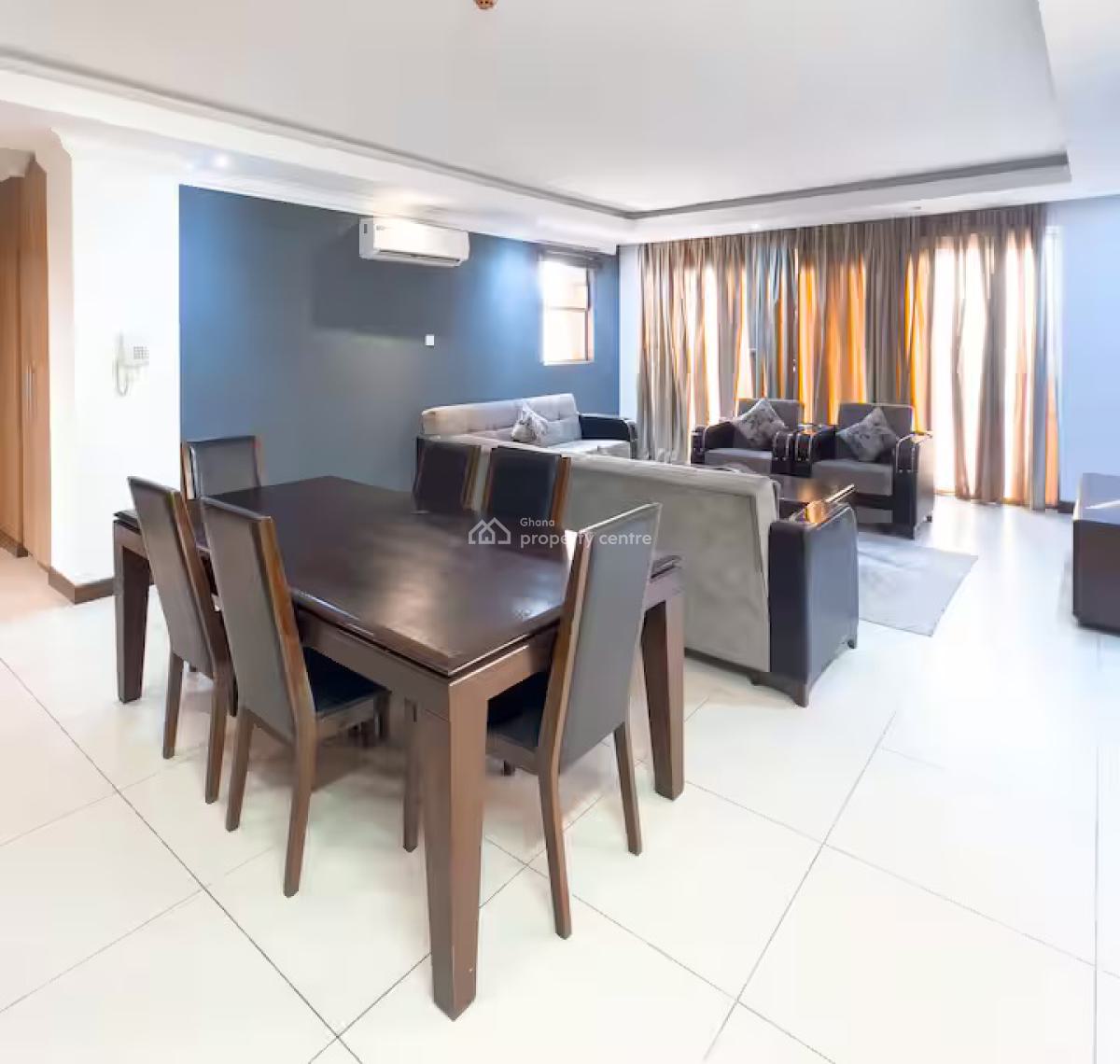 Furnished 3 Bedroom Apartment with Swimming Pool, East Legon, Accra, Apartment for Rent