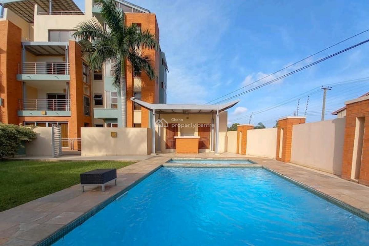 Furnished 3 Bedroom Penthouse with Swimming Pool, East Legon, Accra, Apartment for Rent