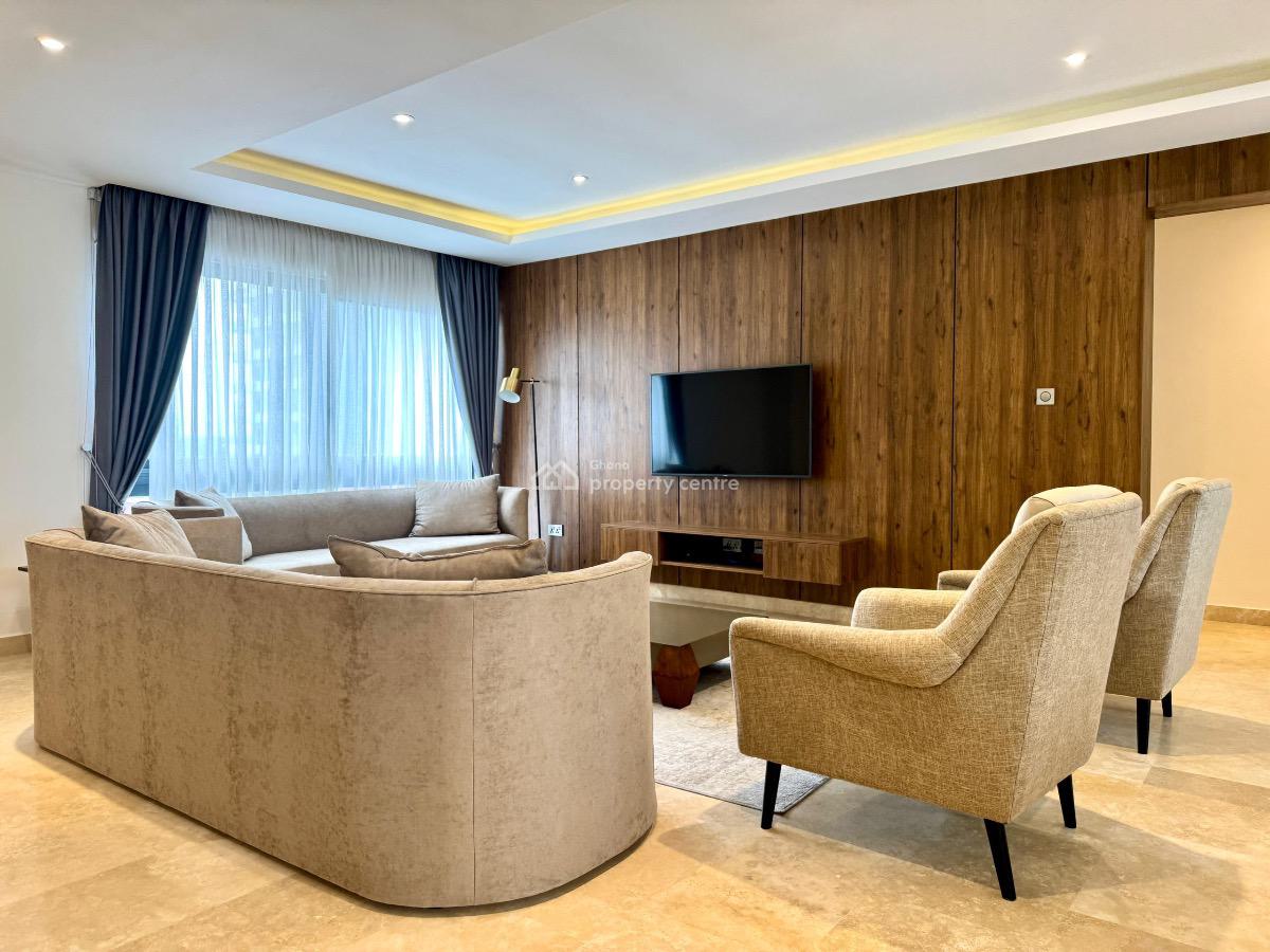 2 Bedroom Apartment with Swimming Pool and Gym, Cantonments, Accra, Apartment for Rent