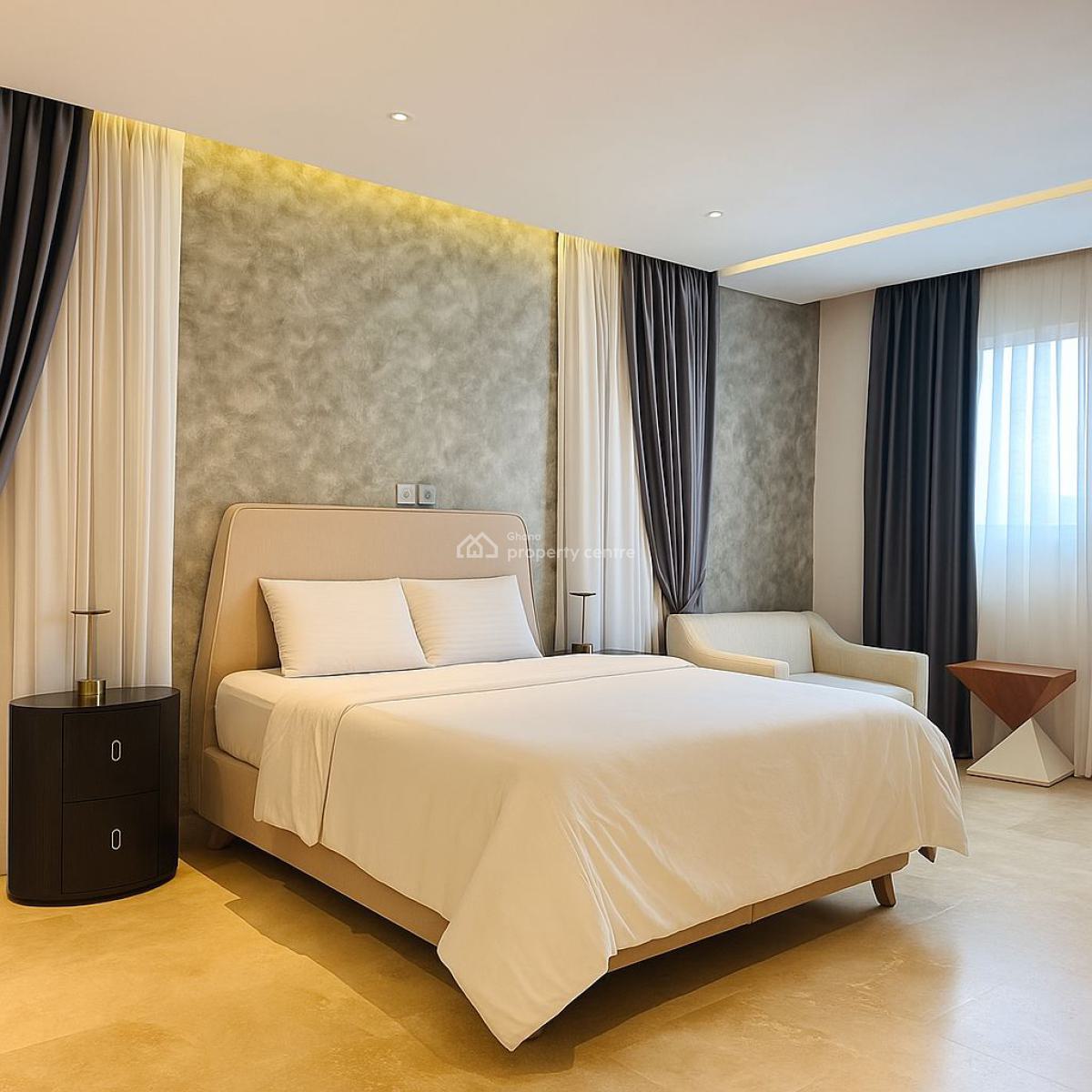 2 Bedroom Apartment with Swimming Pool and Gym, Cantonments, Accra, Apartment for Rent