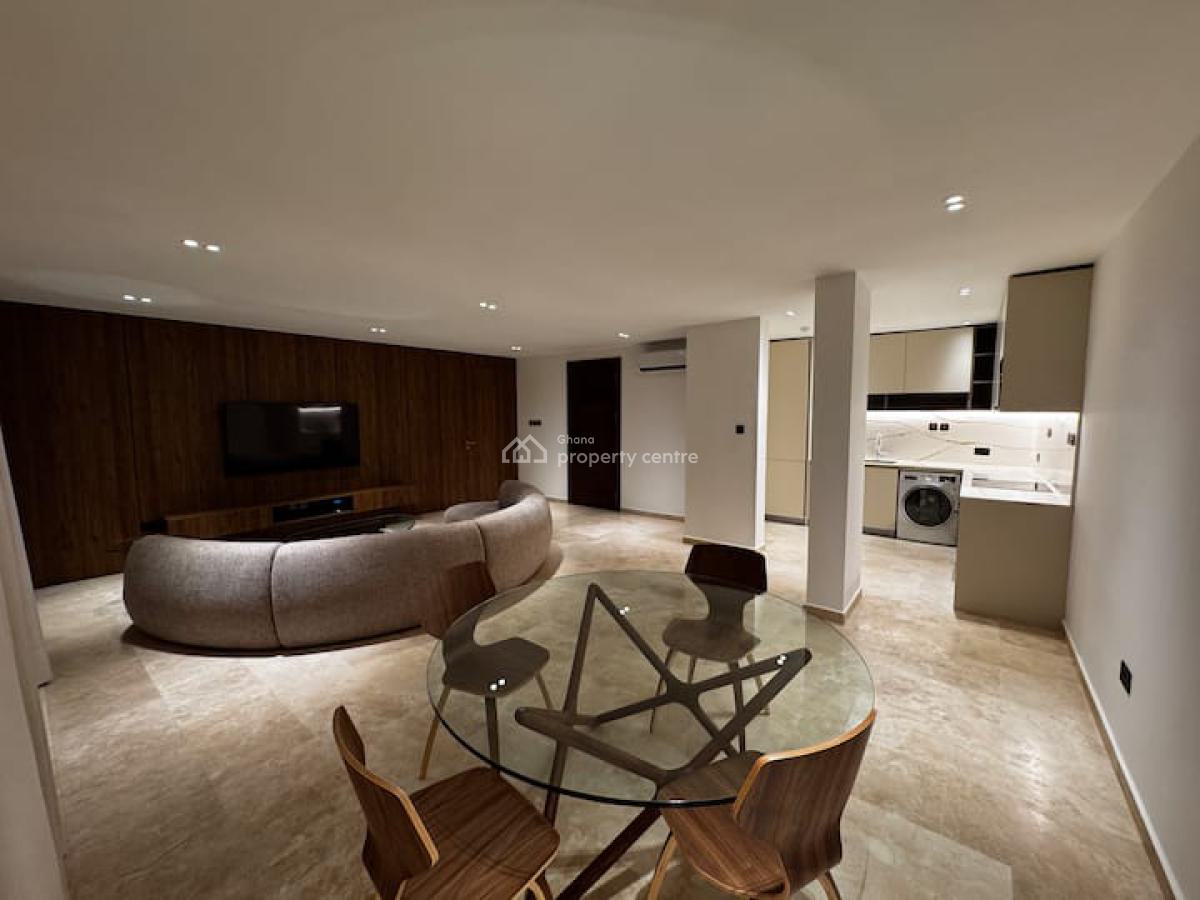 Furnished 1 Bedroom Apartment with Swimming Pool and Gym, Cantonments, Accra, Mini Flat for Rent