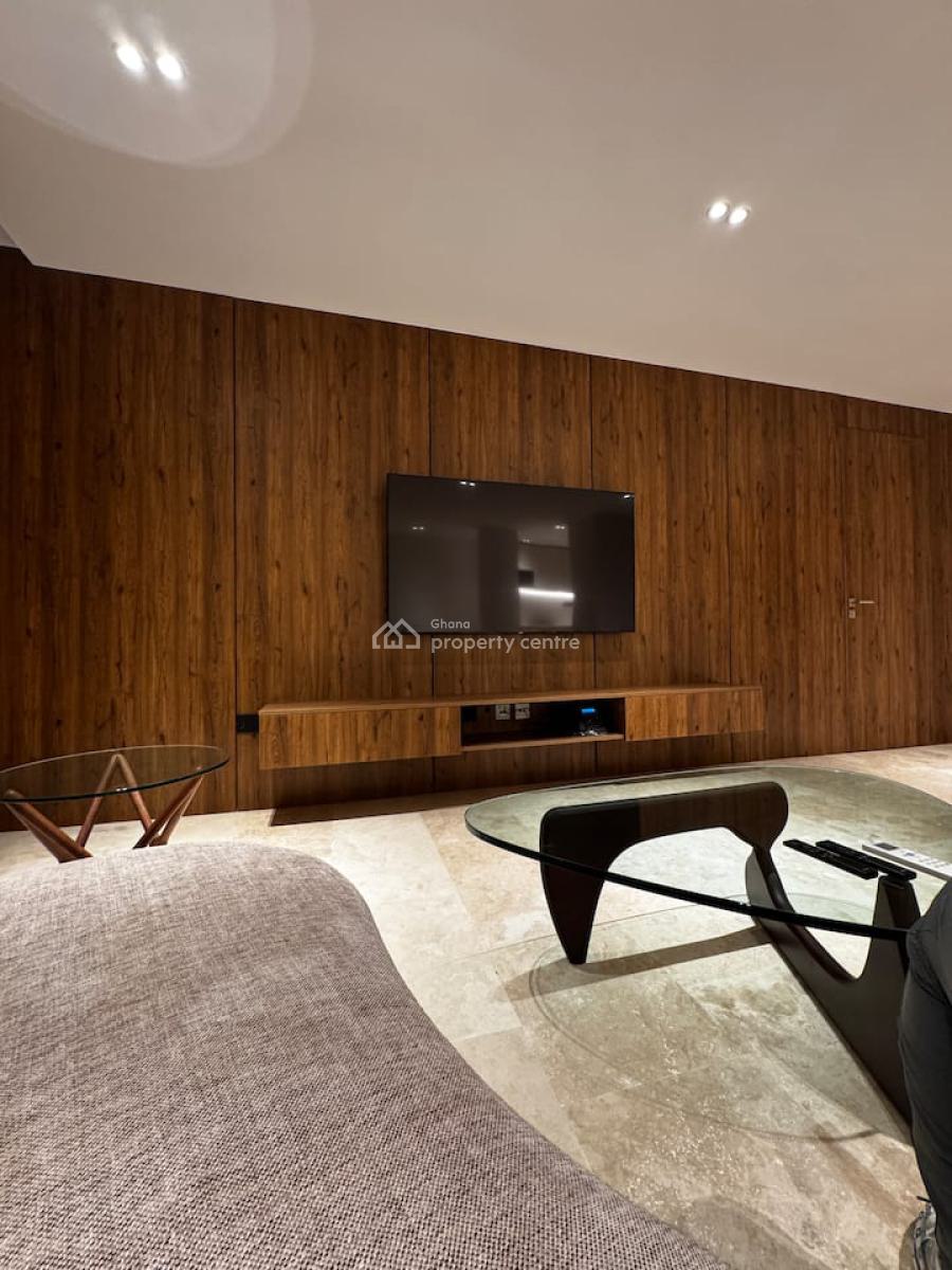 Furnished 1 Bedroom Apartment with Swimming Pool and Gym, Cantonments, Accra, Mini Flat for Rent