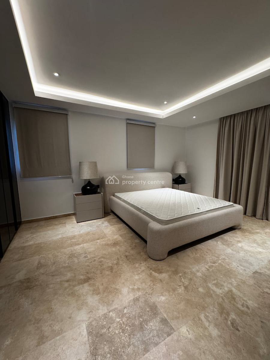 Furnished 1 Bedroom Apartment with Swimming Pool and Gym, Cantonments, Accra, Mini Flat for Rent