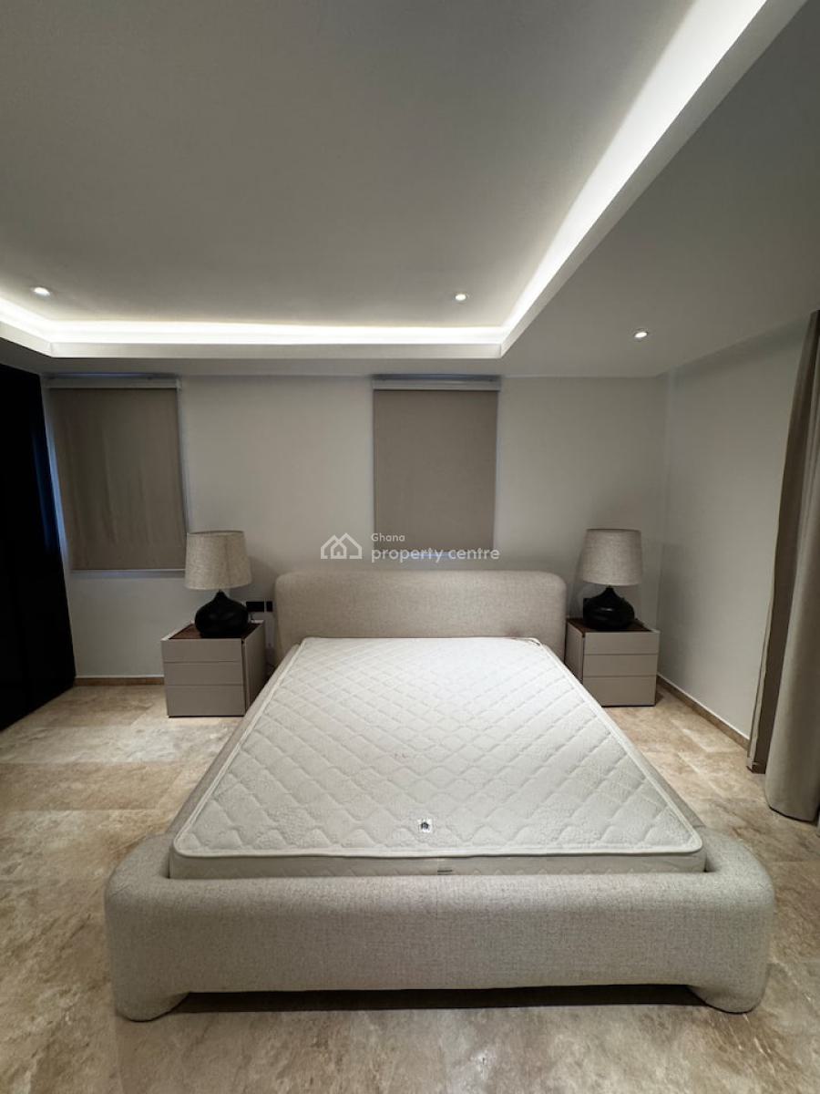 Furnished 1 Bedroom Apartment with Swimming Pool and Gym, Cantonments, Accra, Mini Flat for Rent