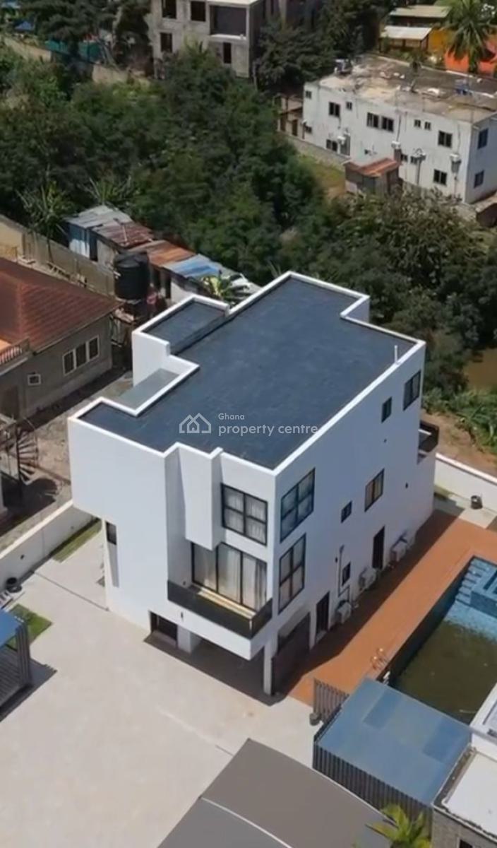 5 Bedroom3 Storey Building with Pool,2 Halls and 2 Kitchen, East Legon Adjiringano, East Legon, Accra, Terraced Duplex for Sale