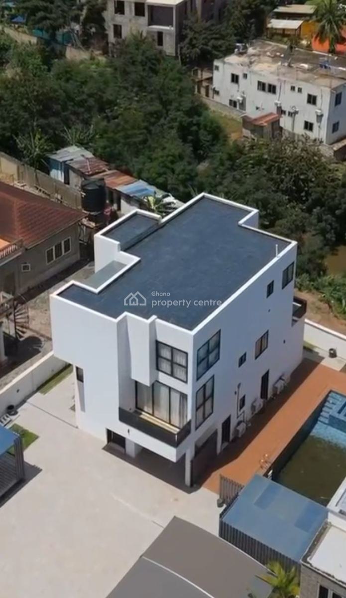 5 Bedroom3 Storey Building with Pool,2 Halls and 2 Kitchen, East Legon Adjiringano, East Legon, Accra, Terraced Duplex for Sale