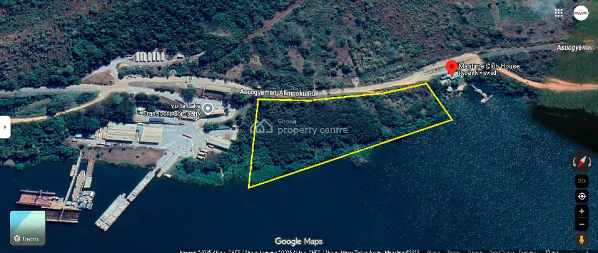 River Front Land, Akomsombo (marine), Asuogyaman, Eastern Region, Mixed-use Land for Sale