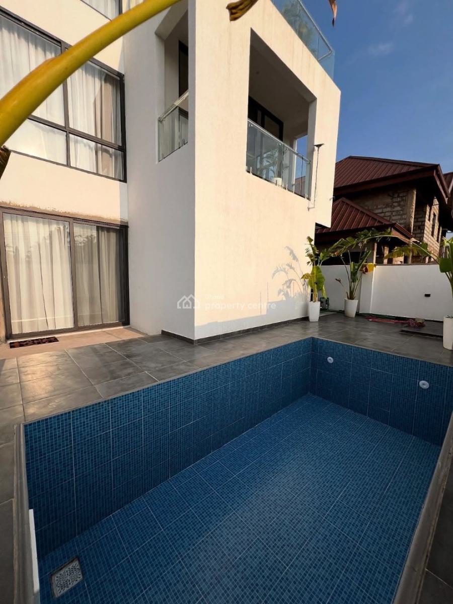 4 Bedroom Smart House with a Pool and Boys Quarters at East Legon Adjr, Adjiringanor, Accra Metropolitan, Accra, House for Sale
