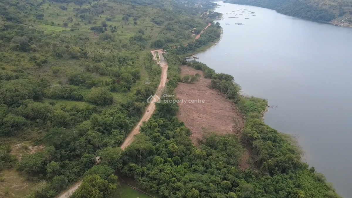 Lakeside Land Inside Akosombo, Akosombo, Asuogyaman, Eastern Region, Residential Land for Sale
