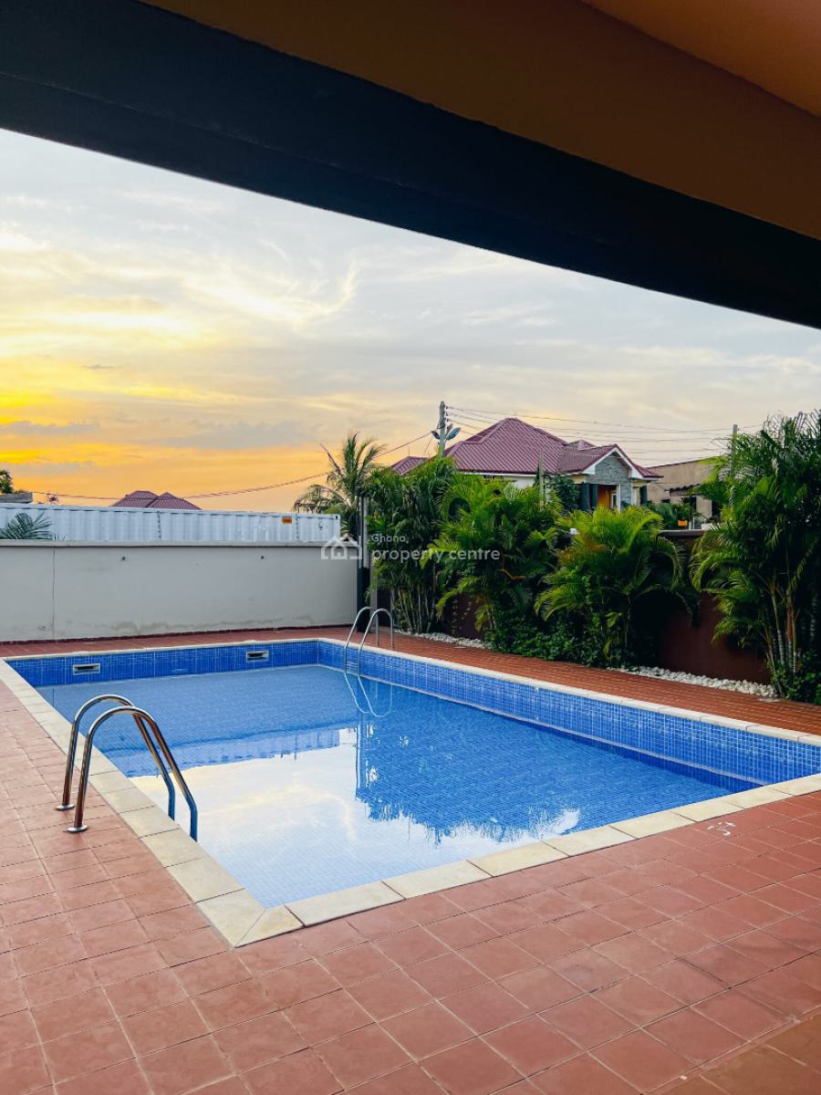 Furnished 1 Bedroom Apartment in a Gated Community with Pool, Bush Road, Tse Addo, Accra, Mini Flat for Rent