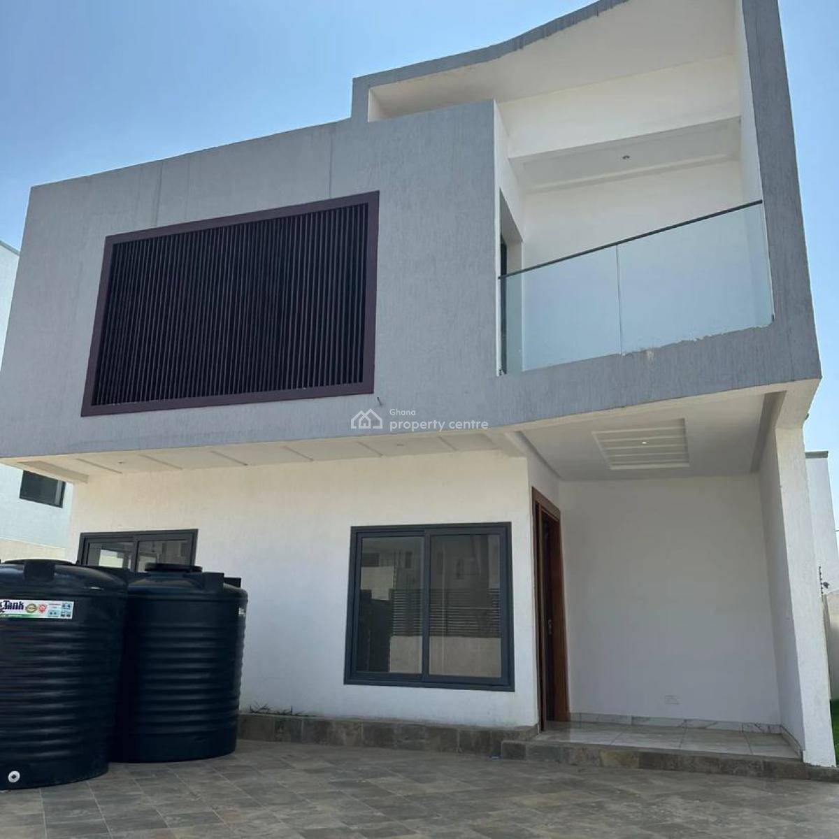 Detached 4 Bedroom Duplex with Staff Quarters in a Gated Community, Mahama Road, East Airport, Airport Residential Area, Accra, Detached Duplex for Sale
