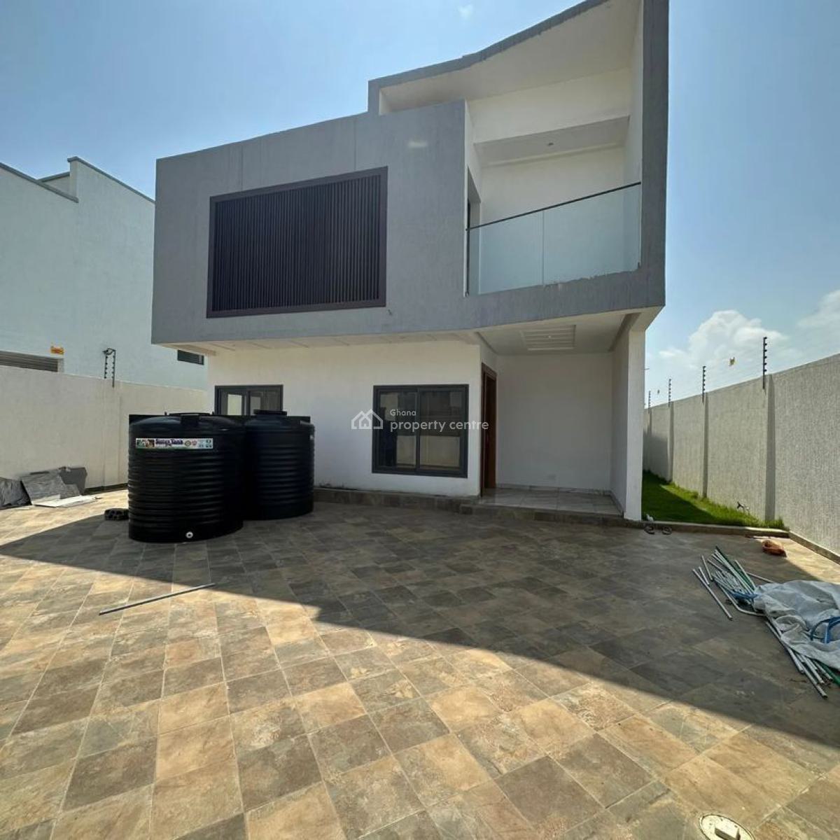 Detached 4 Bedroom Duplex with Staff Quarters in a Gated Community, Mahama Road, East Airport, Airport Residential Area, Accra, Detached Duplex for Sale