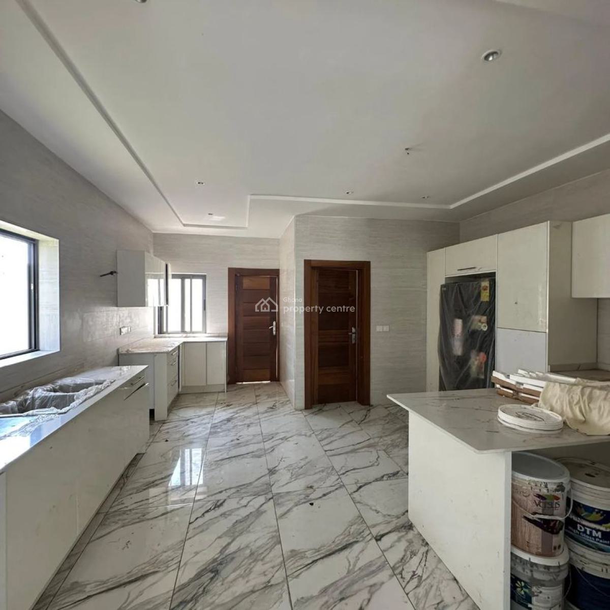 Detached 4 Bedroom Duplex with Staff Quarters in a Gated Community, Mahama Road, East Airport, Airport Residential Area, Accra, Detached Duplex for Sale