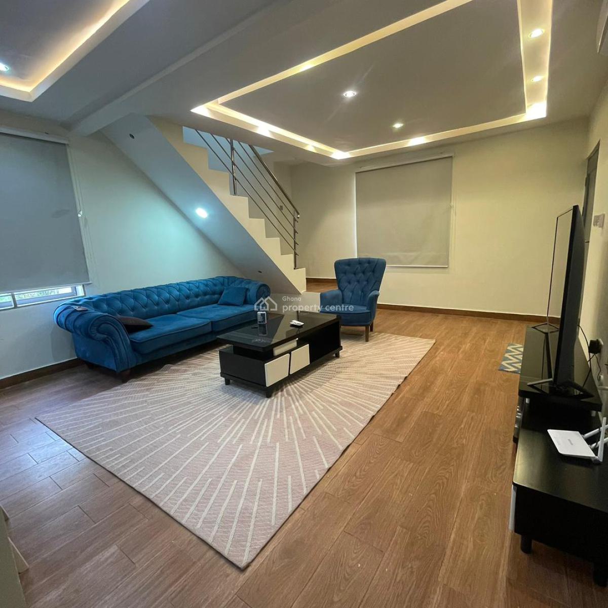 Fully Furnished 3-bedroom Townhouse @ West Trasacco, West Trasacco, Ashaley Botwe, Adenta Municipal, Accra, Townhouse Short Let