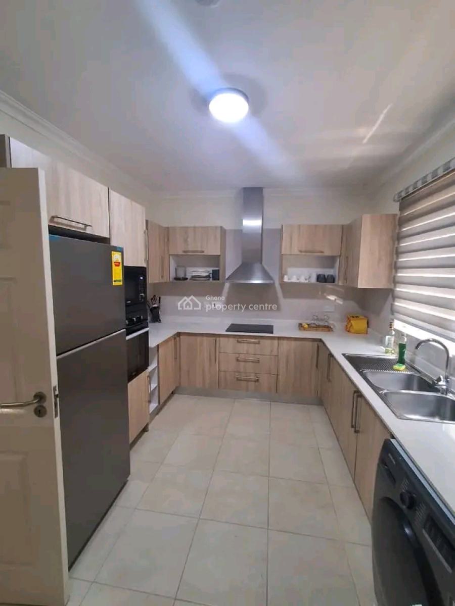 Luxurious 3-bedroom Fully Furnished Smart Apartment @ North Ridge, North Ridge, Accra, Apartment for Rent