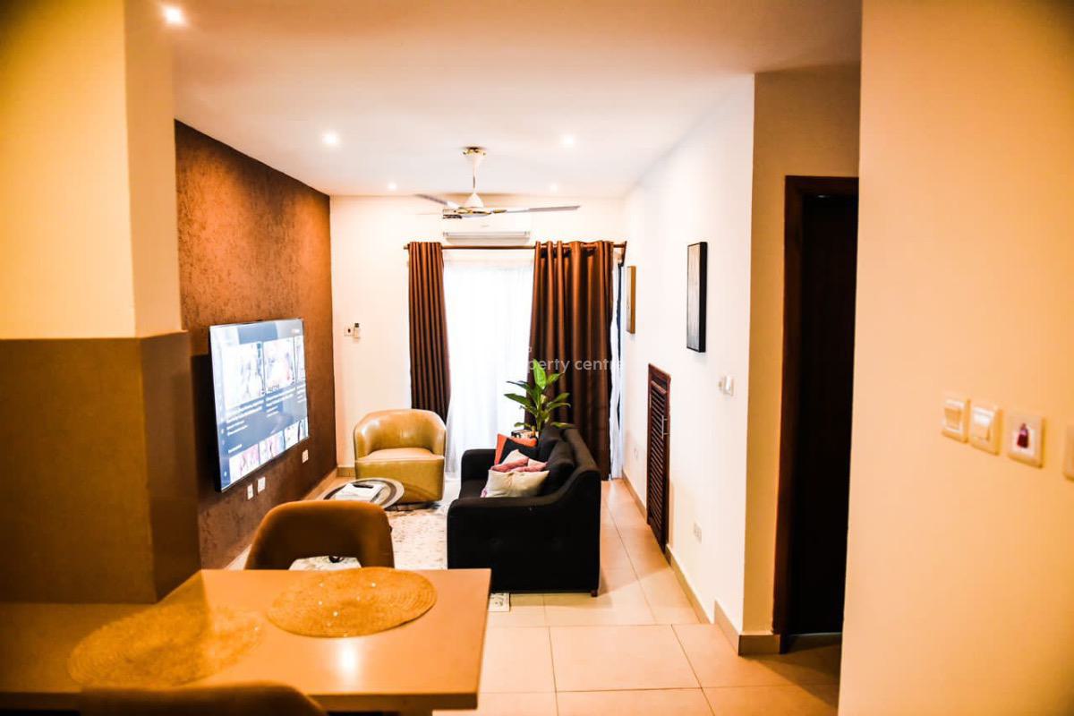 Fully Furnished 1 Bedroom Apartment, Mahama Road, East Airport, Airport Residential Area, Accra, Mini Flat for Rent