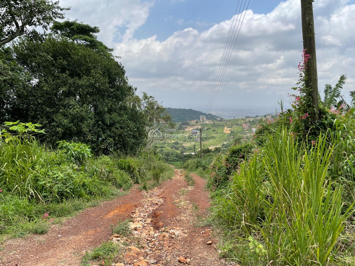 Premium Land with Spectacular Views, Around Aburi Girls Senior High, Aburi, Akuapim South Municipal, Eastern Region, Residential Land for Sale