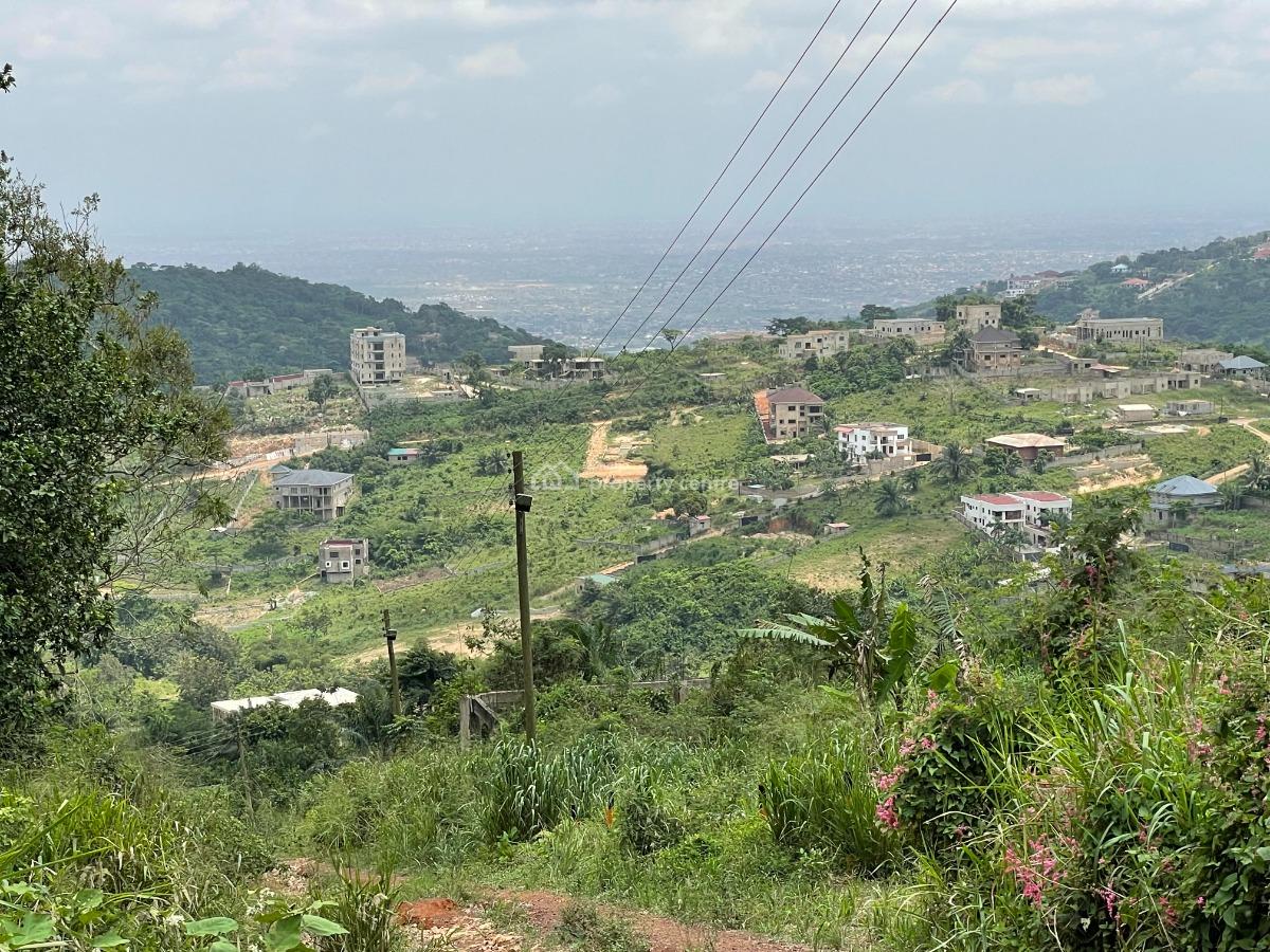 Premium Land with Spectacular Views, Around Aburi Girls Senior High, Aburi, Akuapim South Municipal, Eastern Region, Residential Land for Sale
