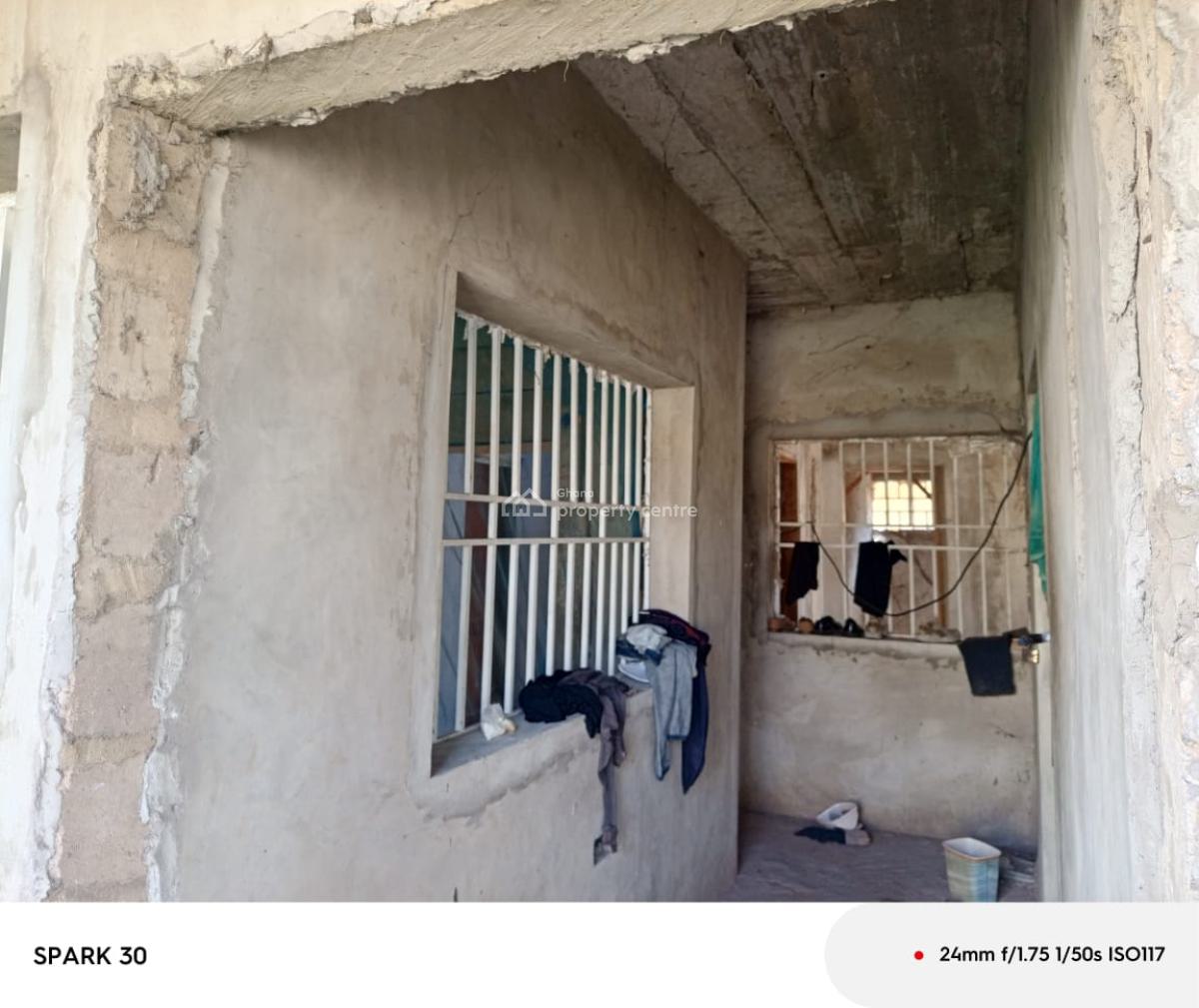 *roadside Freehold 2units of 2brm with Storey Foundation @ Sakaman, Sakaman, Accra Metropolitan, Accra, House for Sale