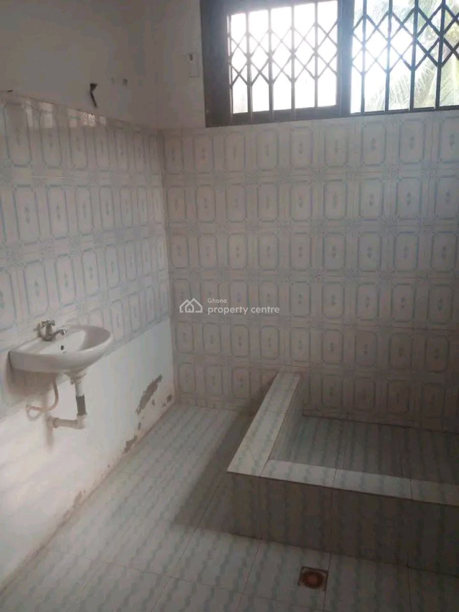 Single Room Apartment with Ac in a Tarred Road, Baatsona Estate, Spintex, Accra, Apartment for Rent