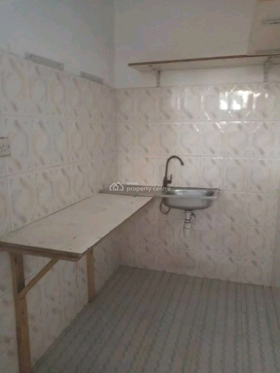 Single Room Apartment with Ac in a Tarred Road, Baatsona Estate, Spintex, Accra, Apartment for Rent