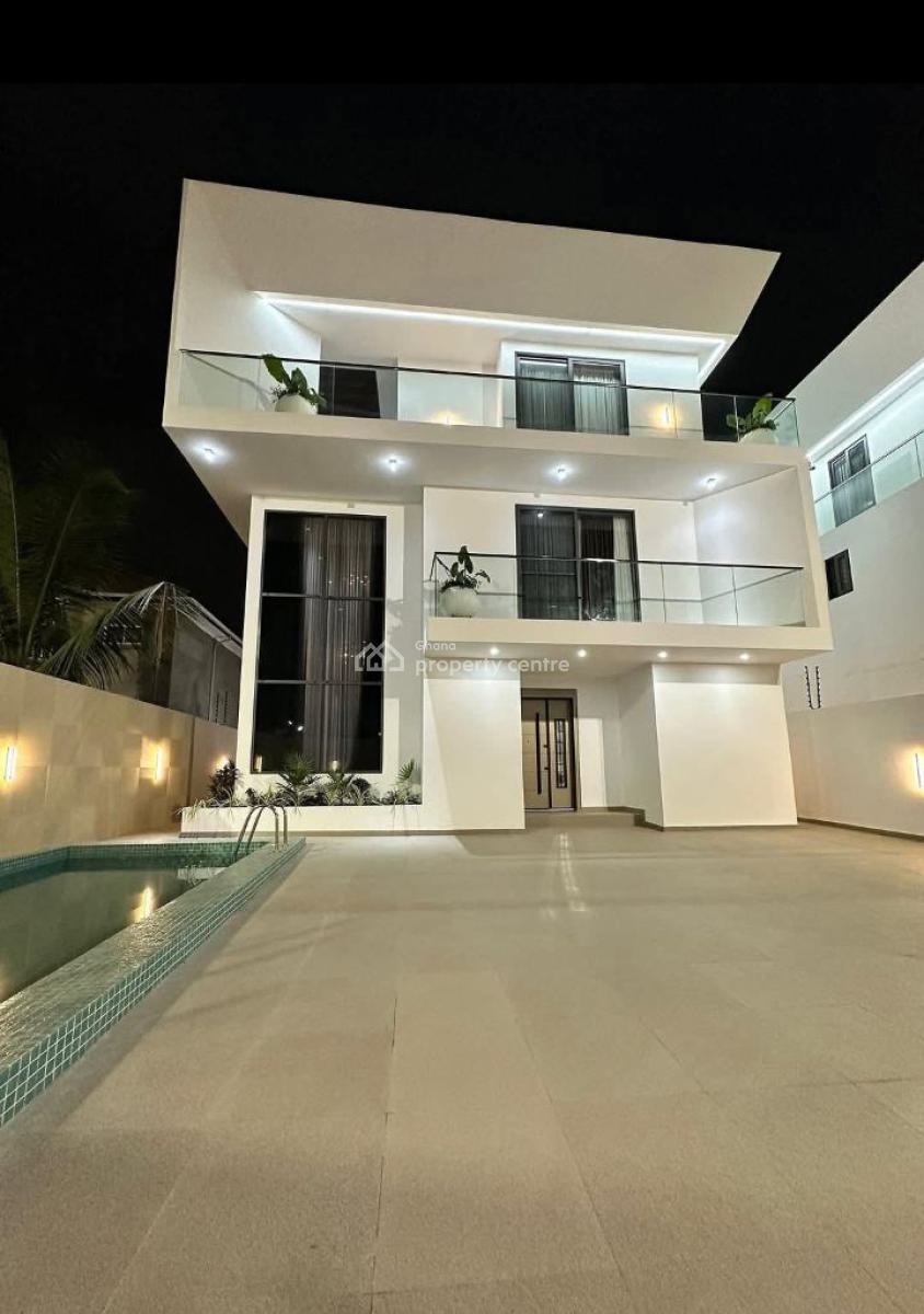 Fully Furnished 4 Bedroom One Storey Building with Swimming Pool., East Legon Hills, East Legon Hills, East Legon, Accra, Terraced Duplex for Sale