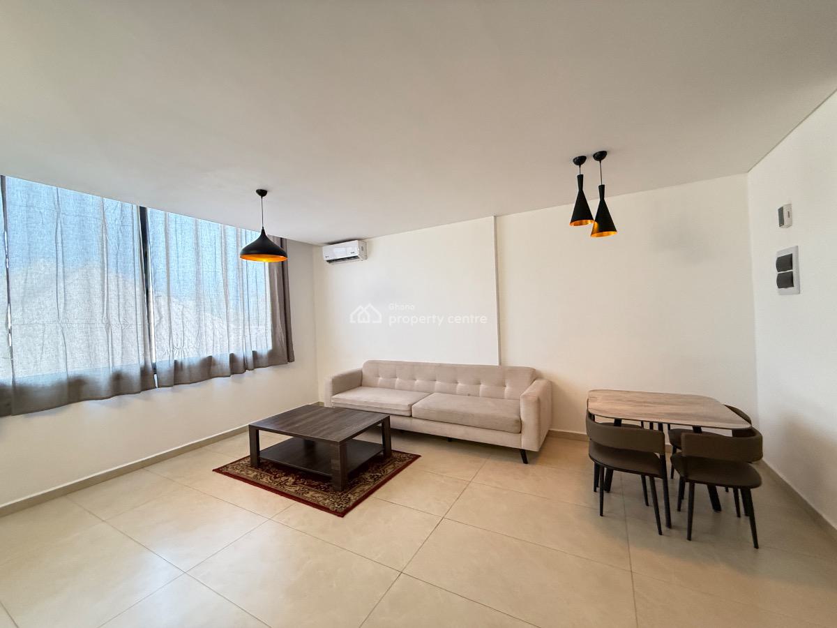 Fully Serviced 1 Bedroom Apartment with Swimming Pool, Cantonments, Accra, Mini Flat for Rent