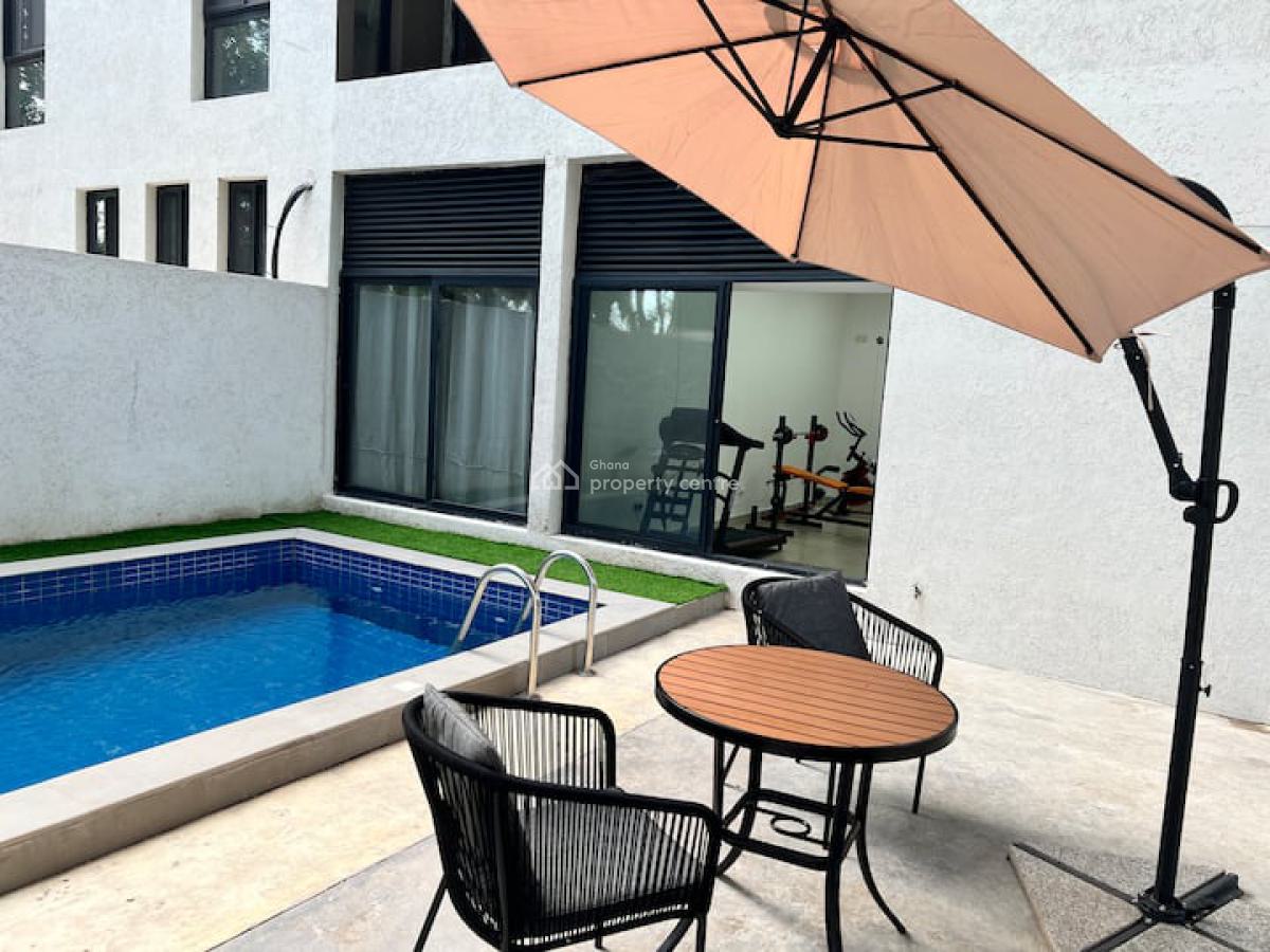 Furnished Studio Apartment with Swimming Pool and Gym, Cantonments, Accra, Single Room Self Contained Short Let