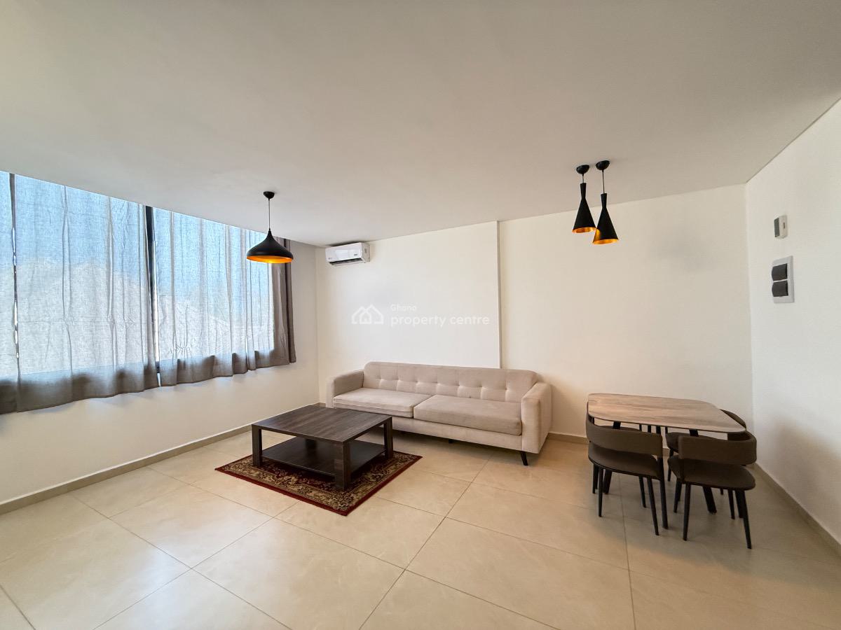 Furnished 1 Bedroom Apartment with Swimming Pool and Gym, Cantonments, Accra, Mini Flat Short Let