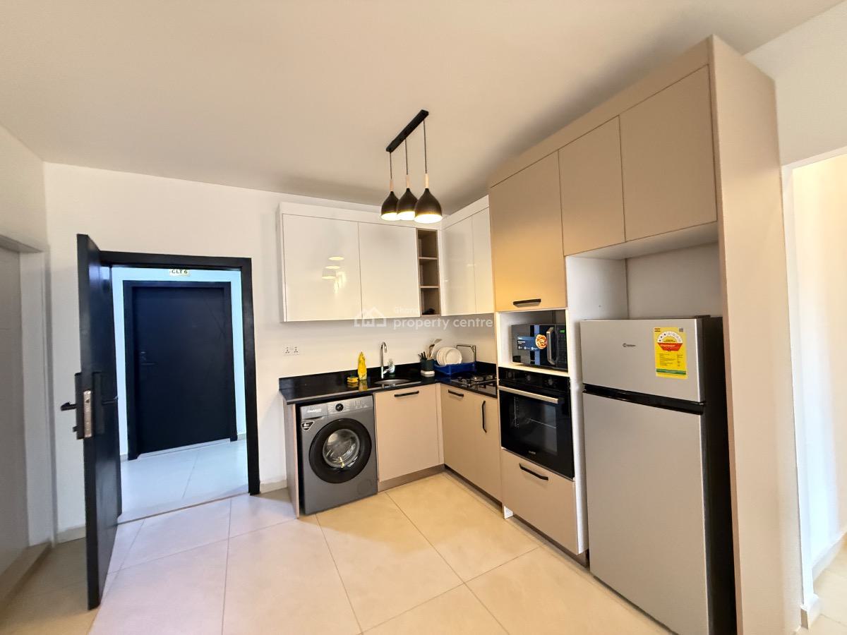 Furnished 1 Bedroom Apartment with Swimming Pool and Gym, Cantonments, Accra, Mini Flat Short Let