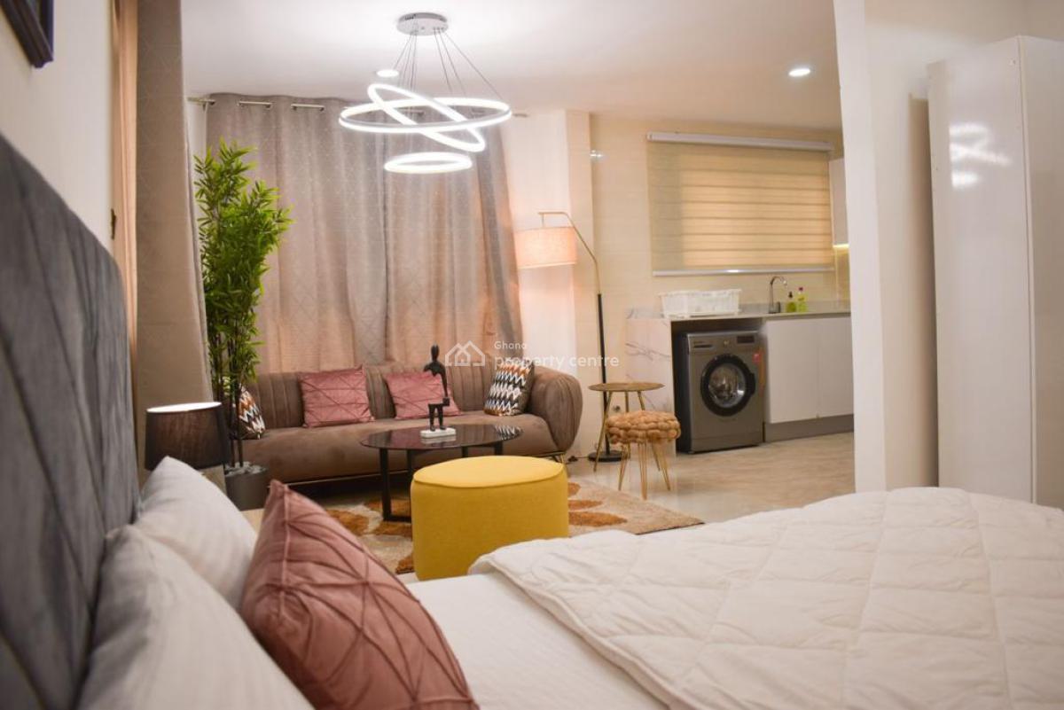 Furnished Studio Apartment with Swimming Pool and Gym, 37, Accra Metropolitan, Accra, Single Room Self Contained for Rent