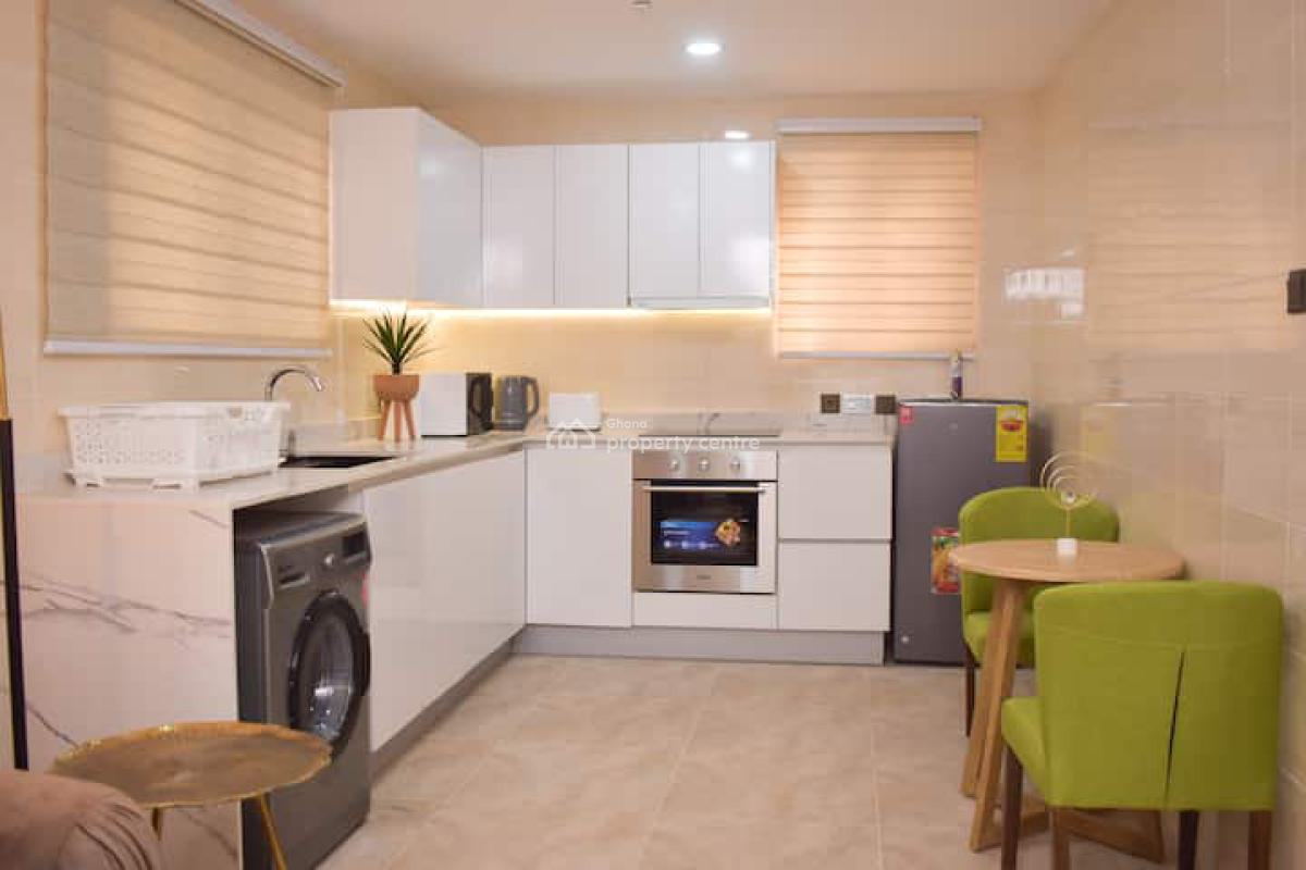 Furnished Studio Apartment with Swimming Pool and Gym, 37, Accra Metropolitan, Accra, Single Room Self Contained for Rent