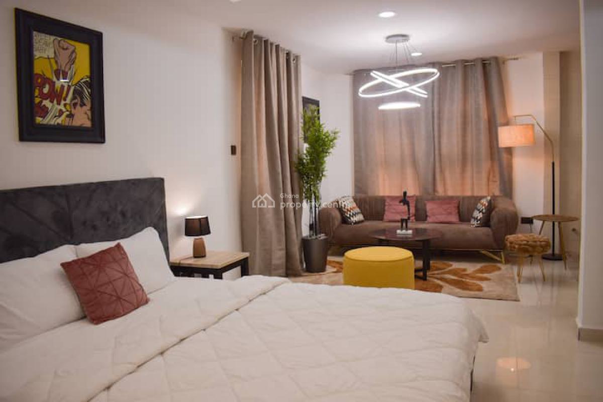 Furnished Studio Apartment with Swimming Pool and Gym, 37, Accra Metropolitan, Accra, Single Room Self Contained for Rent
