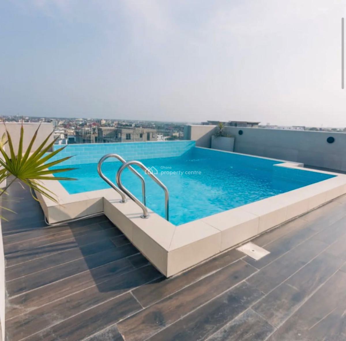 Furnished One Bedroom Loft with Swimming Pool and Gym, Mahama Road, East Airport, Airport Residential Area, Accra, Apartment for Rent