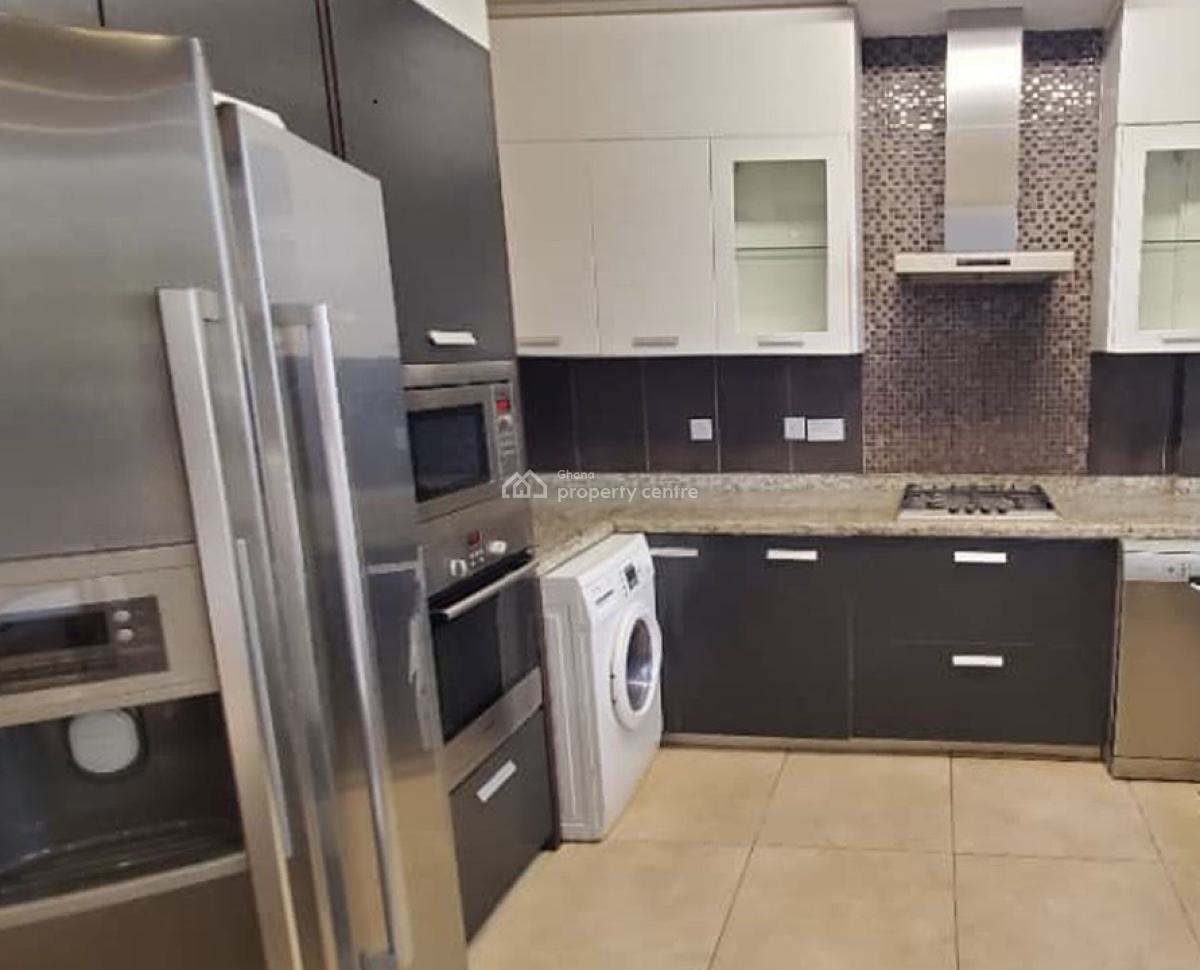 Furnished 1 Bedroom Apartment with Swimming Pool and Gym, Cantonments, Accra, Mini Flat for Rent