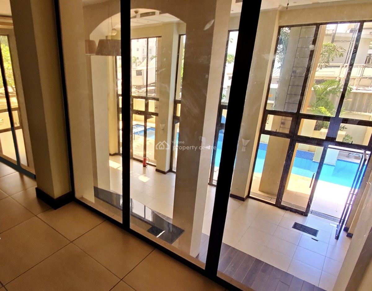 Furnished 1 Bedroom Apartment with Swimming Pool and Gym, Cantonments, Accra, Mini Flat for Rent