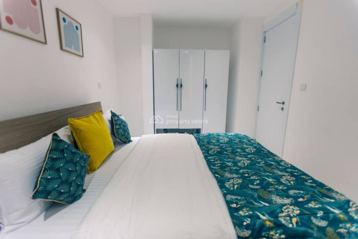 Furnished 1 Bedroom Apartment with Swimming Pool, Mahama Road, East Airport, Airport Residential Area, Accra, Mini Flat for Rent