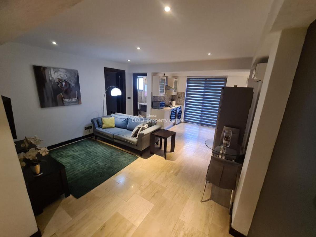 Furnished 1 Bedroom Apartment with Swimming Pool and Gym, Airport Residential Area, Accra, Mini Flat for Rent