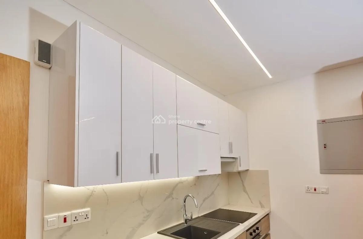 Furnished 1 Bedroom Apartment with Swimming Pool and Gym, Abelemkpe, Accra, Mini Flat for Rent