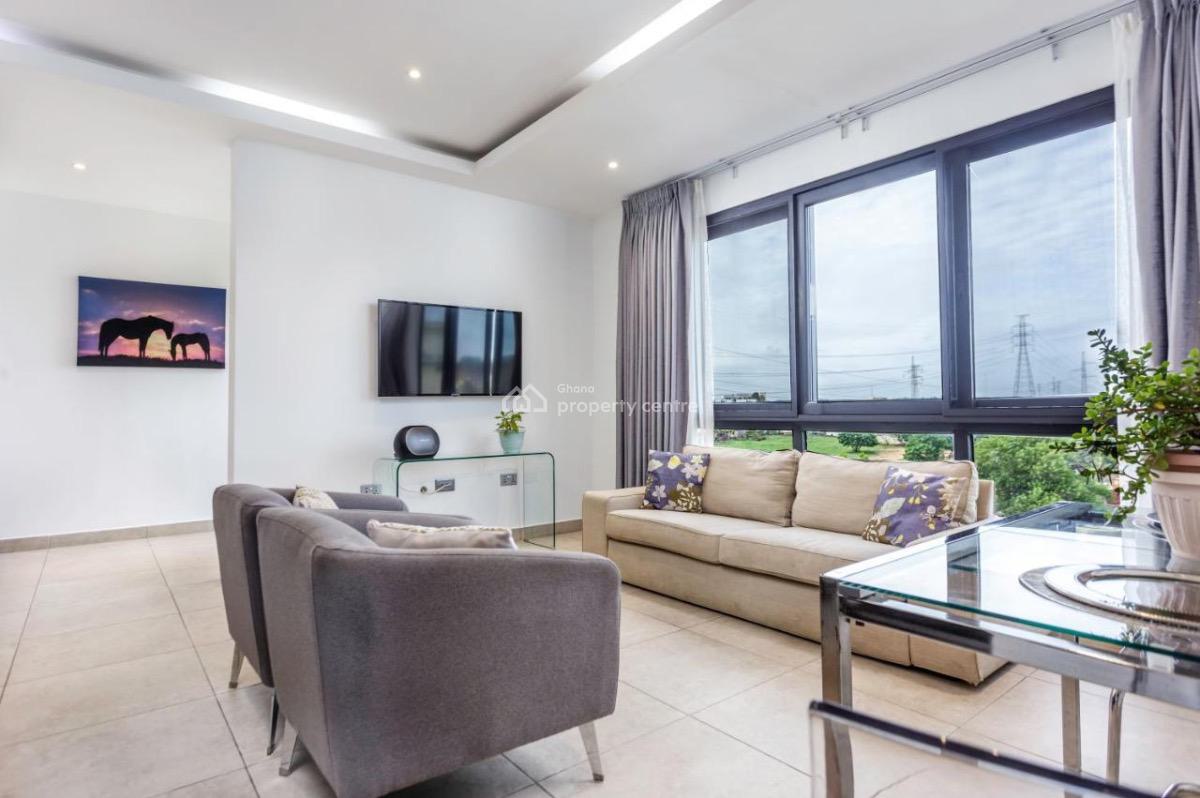 Furnished 1 Bedroom Apartment in a Gated Community with Swimming Pool, East Legon, Accra, Mini Flat for Rent