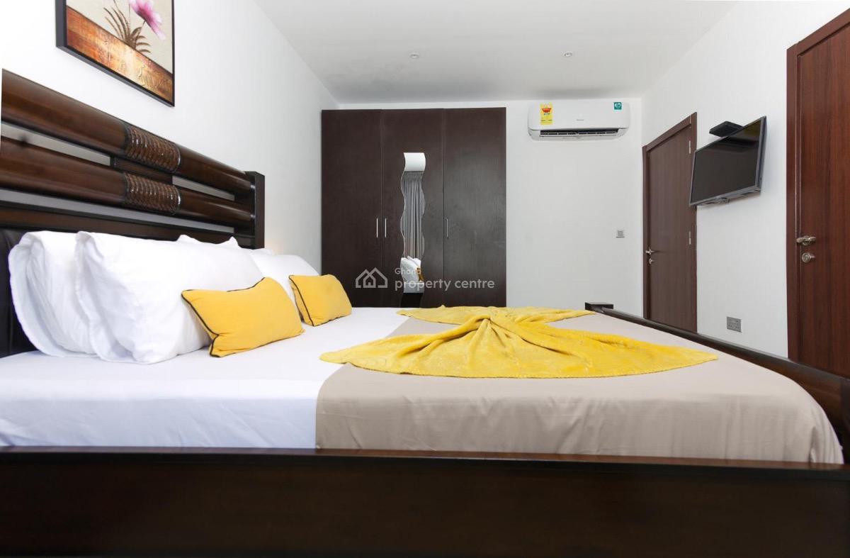 Furnished 1 Bedroom Apartment in a Gated Community with Swimming Pool, East Legon, Accra, Mini Flat for Rent