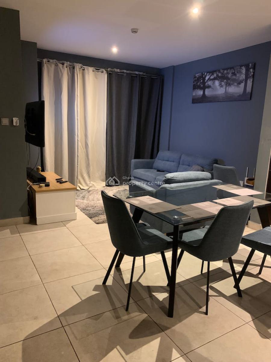 Furnished 1 Bedroom Apartment in a Gated Community with Swimming Pool, East Legon, Accra, Mini Flat for Rent
