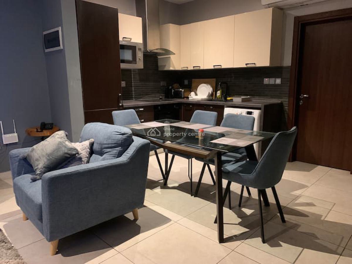 Furnished 1 Bedroom Apartment in a Gated Community with Swimming Pool, East Legon, Accra, Mini Flat for Rent