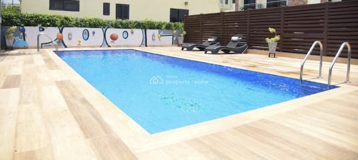Furnished 1 Bedroom Apartment in a Gated Community with Swimming Pool, East Legon, Accra, Mini Flat for Rent