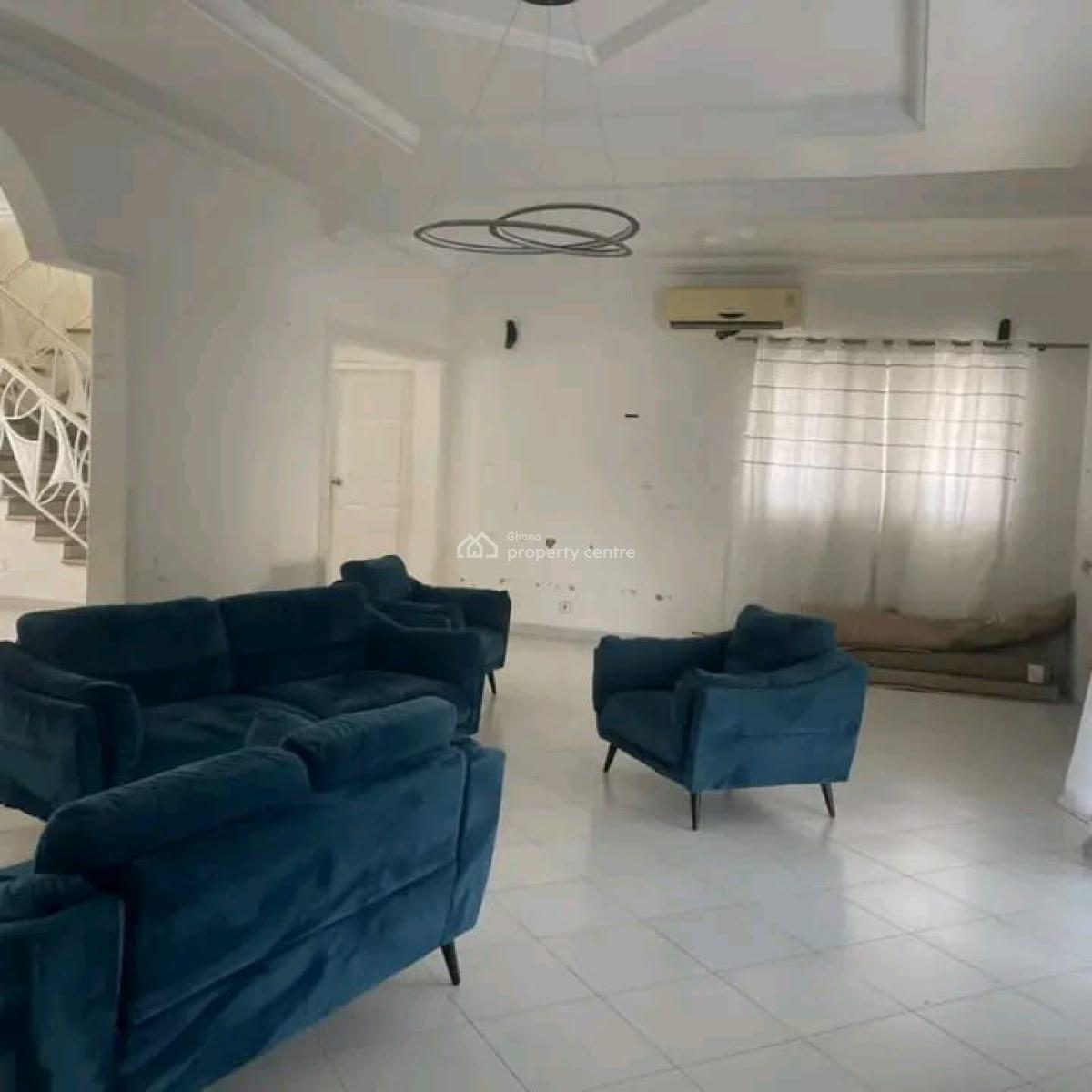 Contemporary 4-bedroom Detached House, East Legon, Accra, House for Rent