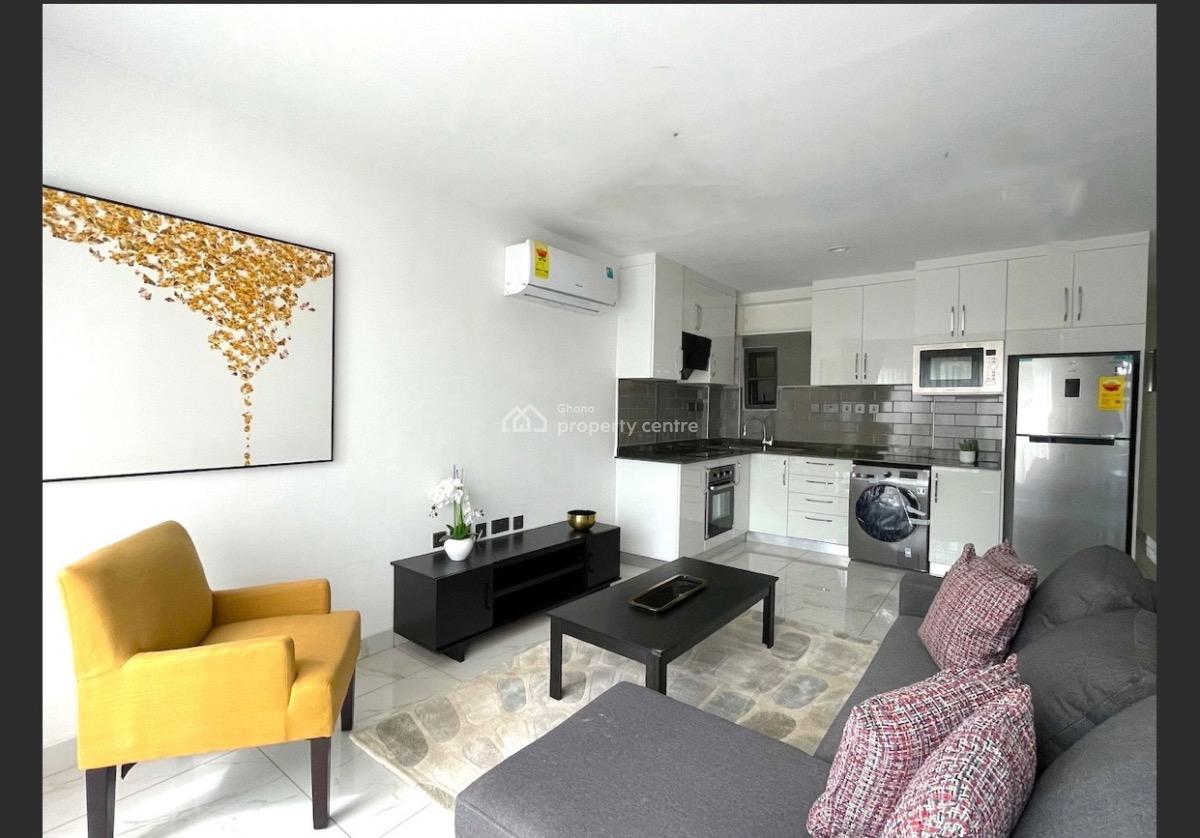Furnished 1 Bedroom Apartment with Swimming Pool, Cantonments, Accra, Mini Flat for Rent